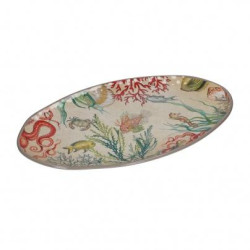 SEALIFE OVAL PLATTER 52X30 cm