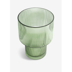 VASE strie olive M